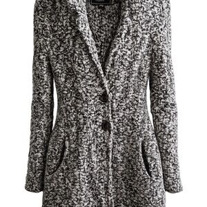 Lucky Brand Black and White Teddy Jacket